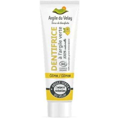 ARGILE DU VELAY DENTIFRICE A L'ARGILE VERTE CITRON