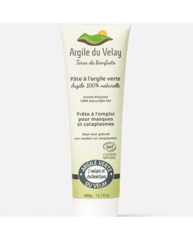 ARGILE DU VELAY PATE D'ARGILE VERTE 100% NATURELLE