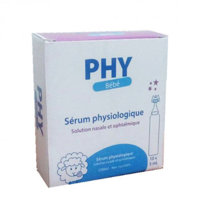 PHY BÉBÉ SÉRUM PHYSIOLOGIQUE 10*5ML