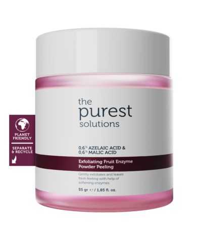 THE PUREST SOLUTIONS POUDRE EXFOLIANTE 0.6% AZELAIC ACID ET 0.6% MALIC ACID 55GR