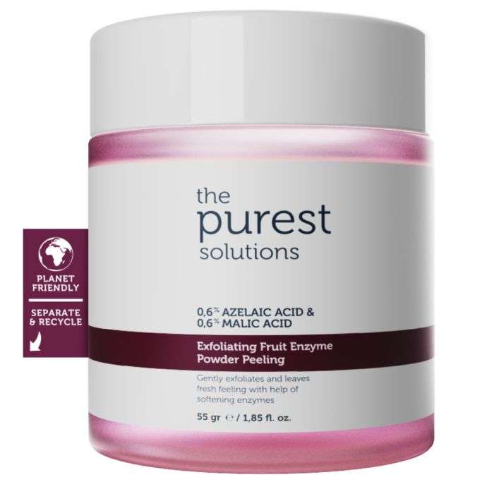 THE PUREST SOLUTIONS POUDRE EXFOLIANTE 0.2% AZELAIC ACID ET 0.2% MALIC ACID 55GR