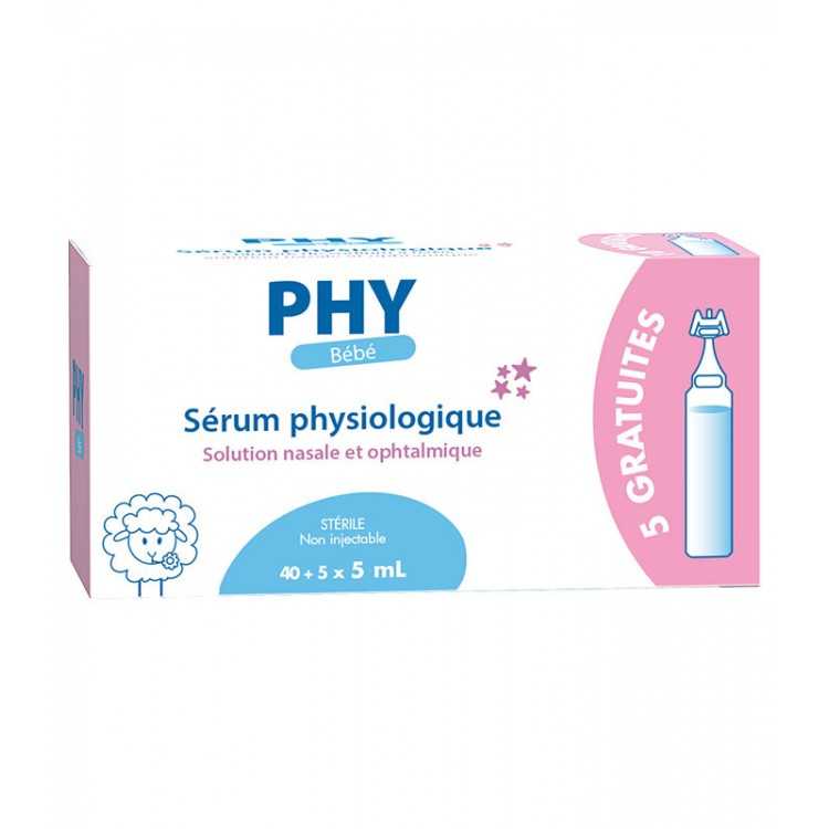 Phy Bebe Serum Physiologique 45 5ml Univers Para Discount Numero 1 De La Parapharmacie Au Maroc