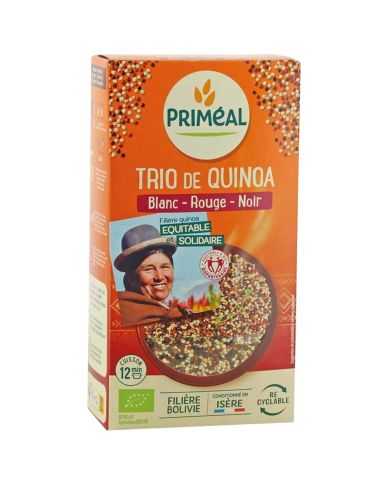 PRIMEAL TRIO DE QUINOA BLANC ROUGE NOIR 500 G