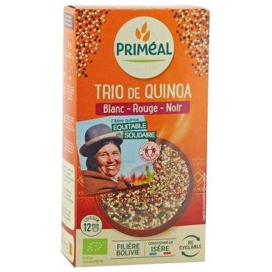 PRIMEAL TRIO DE QUINOA BLANC ROUGE NOIR 500 G