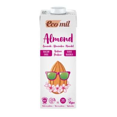 ECOMIL LAIT D'AMANDE NATURE PROTEIN SANS SUCRES 1L