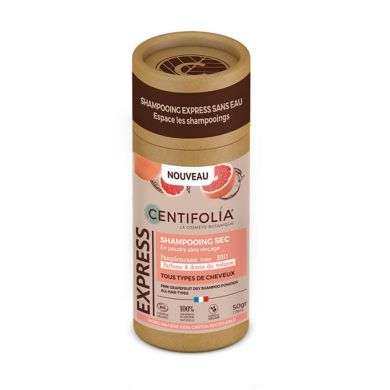 CENTIFOLIA SHAMPOING SEC EN POUDRE TOUS TYPES DE CHEVEUX PAMPLEMOUSSE ROSE 50 G