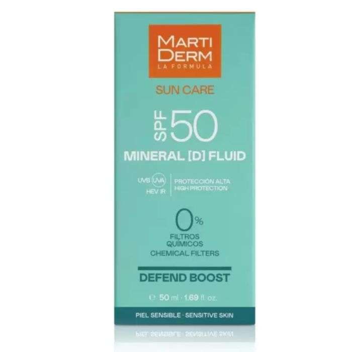 MARTIDERM SUN CARE MINERAL D FLUID SPF 50 DEFEND BOOST 50 ML