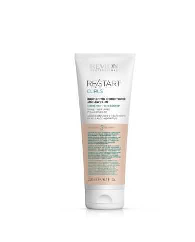 REVLON RESTART CURLS SOIN NUTRITIF AVEC ET SANS RINCAGE 200 ML