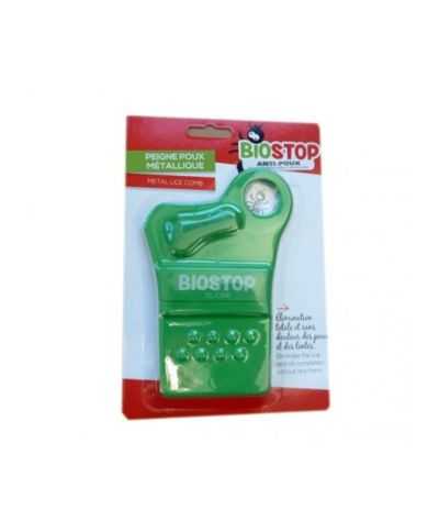 BIOSTOP PEIGNE POUX METALIQUE