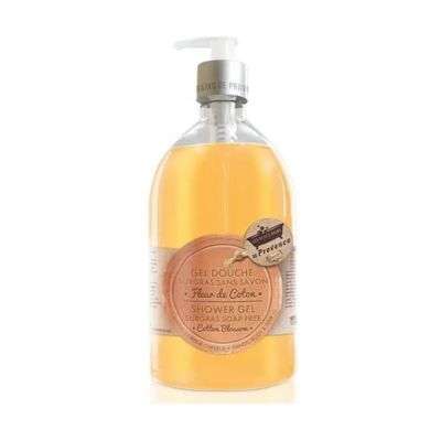 LES PETITS BAINS DE PROVENCE GEL DOUCHE SURGRAS FLEUR DE COTON 500 ML