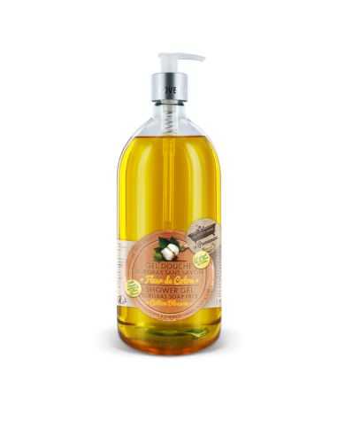 LES PETITS BAINS DE PROVENCE GEL DOUCHE SURGRAS FLEUR DE COTON 1 L