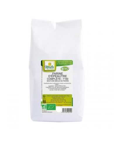 MOULIN DES MOINES BIO FARINE D'EPEAUTRE COMPLETE T 150 - 500G