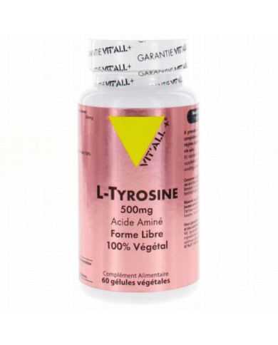 VITALL+ L TYROSINE 500 MG 60 GELULES