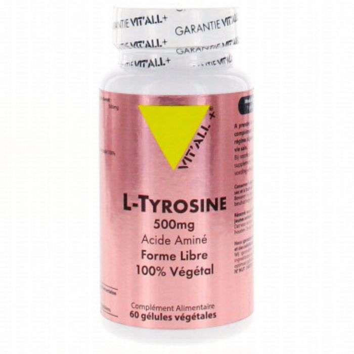 VITALL+ L TYROSINE 500 MG 60 GELULES