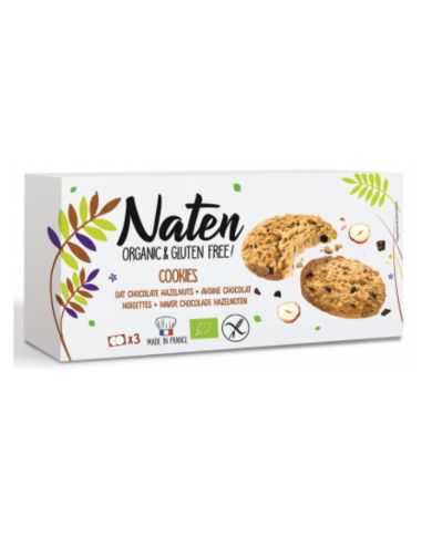 NATEN BISCUITS COOKIES CHOCOLAT NOISETTE 150 G