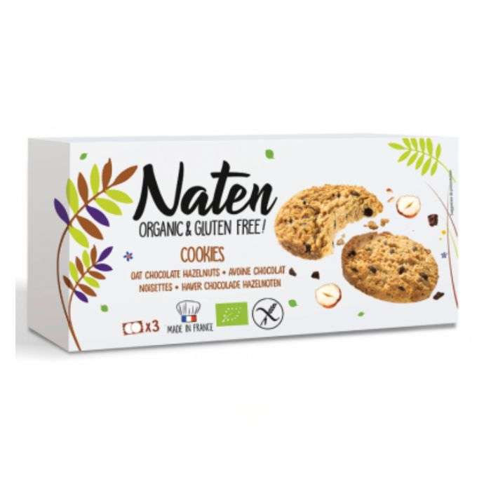 NATEN BISCUITS COOKIES CHOCOLAT NOISETTE 150 G