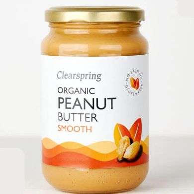 CLEARSPRING ORGANIC PEANUT BUTTER SMOOTH 350 G