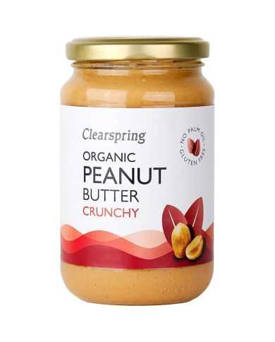 CLEARSPRING ORGANIC PEANUT BUTTER CRUNCHY 350 G