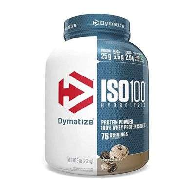 DYMATIZE POUDRE PROTEINE ISO 100 CREME ET COKIES 2.3 KG