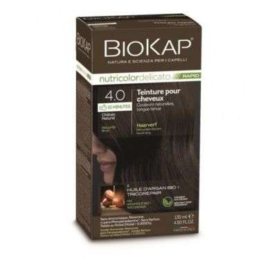 BIOKAP NUTRICOLOR DELECATO RAPID N 4 CHATAIN NATUREL 