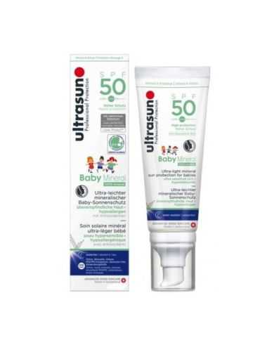 ULTRASUN SOIN SOLAIRE MINERAL ULTRA LEGER BEBE 50 ML SPF 50
