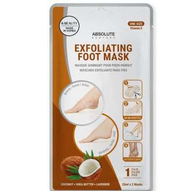 ABSOLUTE NEW YORK MASQUE EXFOLIANT PIEDS AU COCO