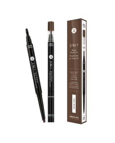 ABSOLUTE NEW YORK 2 EN 1 PERFECTEUR DE SOURCILS MARRON MIEL