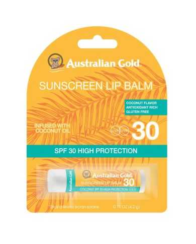 AUSTRALIAN GOLD BAUME ECRAN LEVRES SPF 30