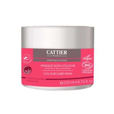 CATTIER MASQUE SOIN COULEUR EXTRAIT DE RIZ BEURRE DE BABASSU 200 ML