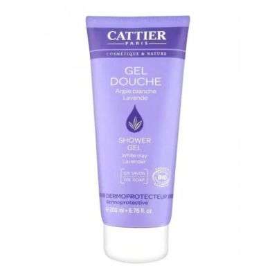 CATTIER GEL DOUCHE ARGILE BLANCHE LAVANDE 200 ML