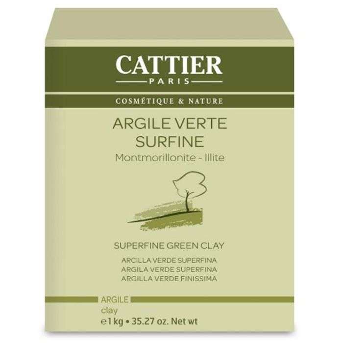 CATTIER ARGILE VERTE SURFINE 1 KG