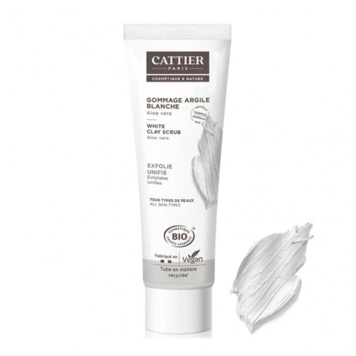 CATTIER GOMMAGE ARGILE BLANCHE ALOE VERA 100 ML