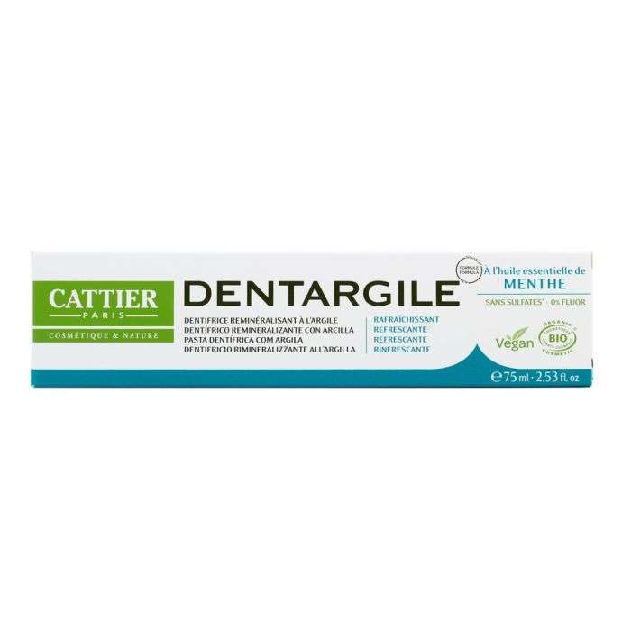 CATTIER DENTARGILE MENTHE RAFRAICHISSANT 75 ML