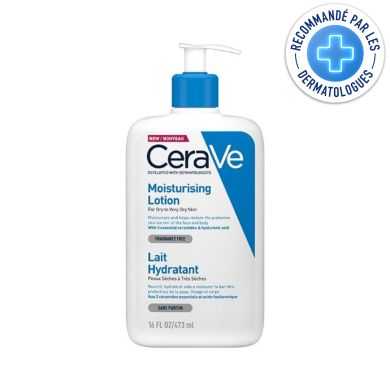 CERAVE LAIT HYDRATANT PEAUX SECHES A TRES SECHES 473ML