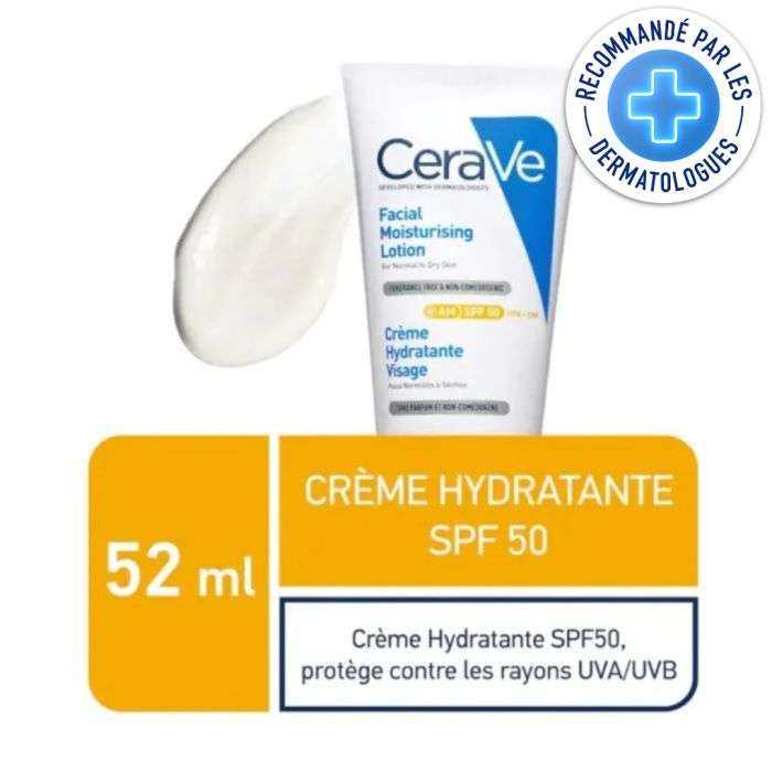 CERAVE CREME HYDRATANTE VISAGE SPF 50