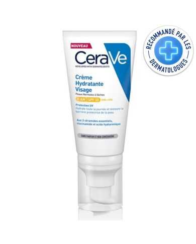CERAVE CREME HYDRATANTE VISAGE SPF 30 PEAUX NORMALES A SECHES 52 ML
