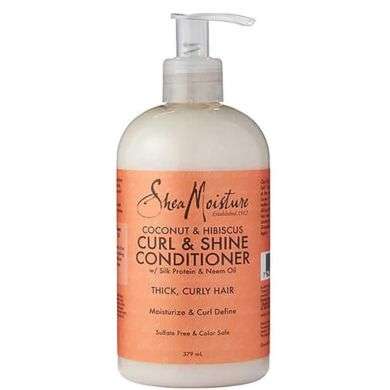 SHEA MOISTURE Après-Shampoing Brillance Définisseur de Boucles à la Noix de Coco et l'Hibiscus379 ML