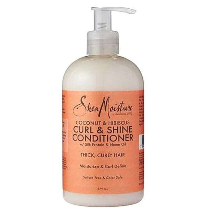 SHEA MOISTURE Après-Shampoing Brillance Définisseur de Boucles à la Noix de Coco et l'Hibiscus379 ML