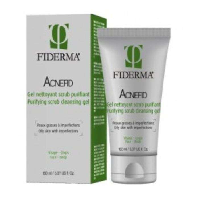 FIDERMA ACNEFID GEL NETTOYANT SCRUB PURIFIANT 200 ML
