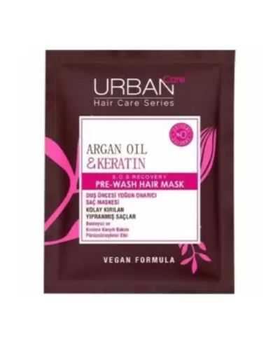 URBAN CARE MASQUE NOURRISSANT AVANT LAVAGE ARGANE ET KERATINE 50 ML