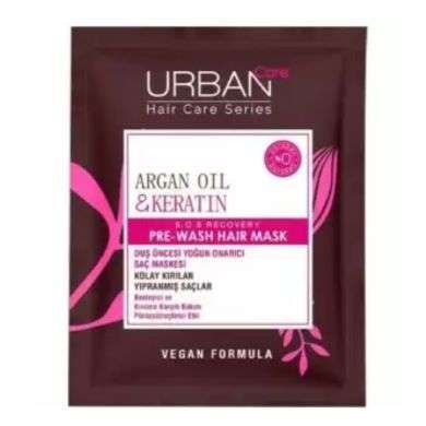 URBAN CARE MASQUE NOURRISSANT AVANT LAVAGE ARGANE ET KERATINE 50 ML
