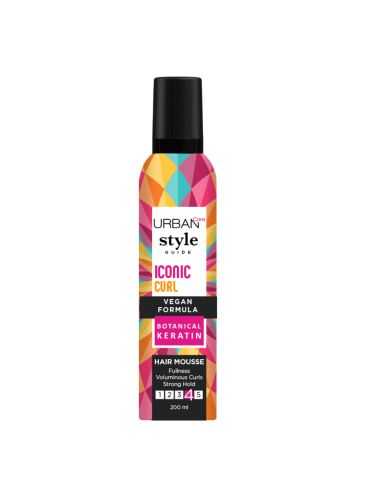 URBAN CARE STYLE ICONIC CURL N 4 MOUSSE BOUCLANTE 200 ML