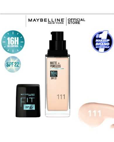 MAYBELLINE FIT ME MATTE+ PORELESS SPF 22 