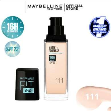MAYBELLINE FIT ME MATTE+ PORELESS SPF 22 
