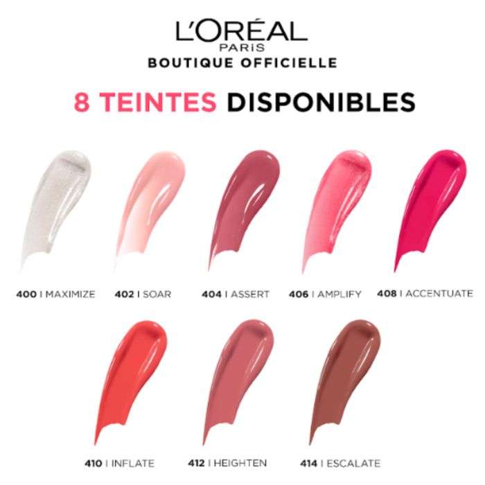 L'OREAL PARIS MOISTURE GLOS BRILLANT SIGNATURE PLUMP 