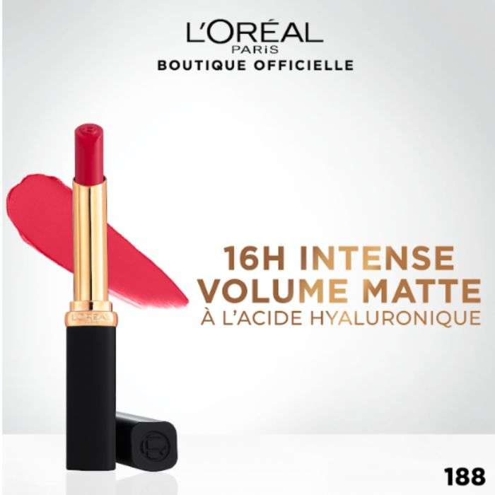 L'OREAL PARIS ROUGE A LEVRES RICHE VOLUME MATTE 