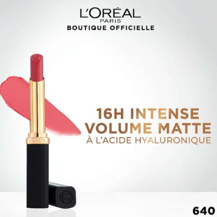 L'OREAL PARIS ROUGE A LEVRES RICHE VOLUME MATTE 
