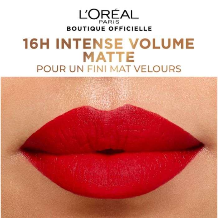L'OREAL PARIS ROUGE A LEVRES RICHE VOLUME MATTE 