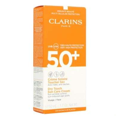 CLARINS CREME SOLAIRE TOUCHER SEC 50 ML SPF 50+