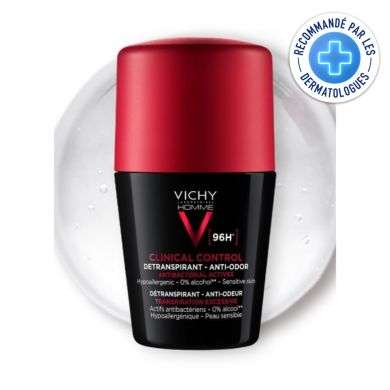 VICHY HOMME CLINICAL CONTROL DETRANSPIRANT 96 H